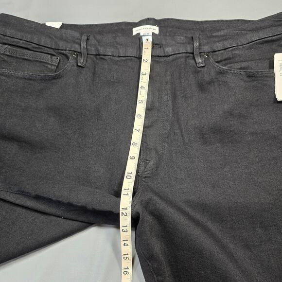 Good American Good Legs Skinny Sculpting Jeans Womens Plus Size 28 Black Stretch - Picture 8 of 14